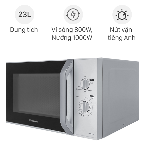 Lò vi sóng có nướng Panasonic NN-GM34JMYUE 23 lít - tieu_chuan / den