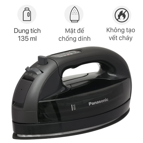 Bàn ủi hơi nước Panasonic NI-WL55KRA 2000W - 1000w / den