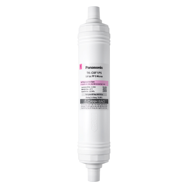 Lõi lọc thô Panasonic số 1 PP 5 micron - tieu_chuan / den
