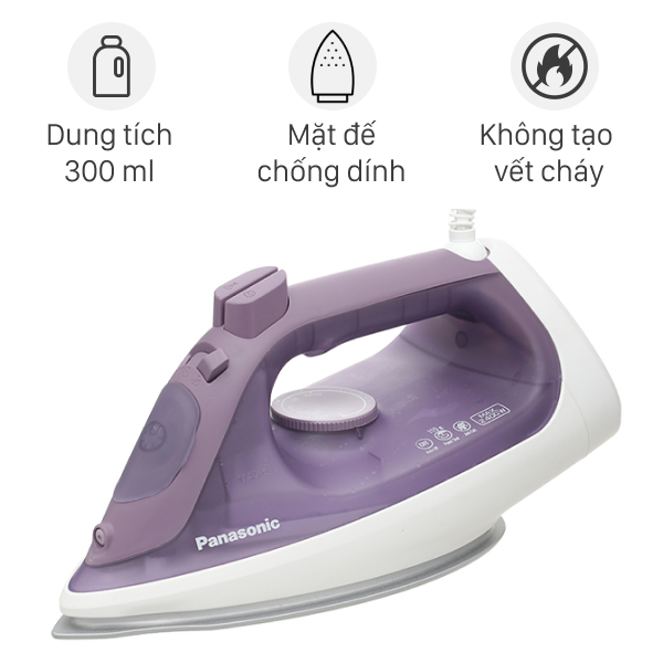 Bàn ủi hơi nước Panasonic NI-S630VRA 2400W - 1000w / den